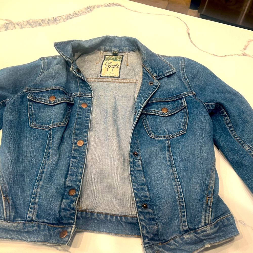 Free People denim jacket
